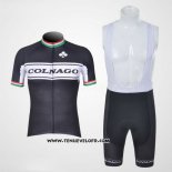 2011 Maillot Ciclismo Colnago Blanc et Noir Manches Courtes et Cuissard