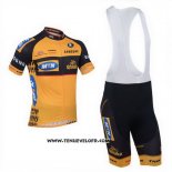 2013 Maillot Ciclismo Mtn Orange Manches Courtes et Cuissard