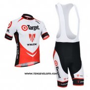 2013 Maillot Ciclismo Trek Rouge et Blanc Manches Courtes et Cuissard