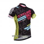 2014 Maillot Ciclismo Fox Cyclingbox Noir Manches Courtes et Cuissard