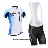 2014 Maillot Ciclismo Giant Blanc Manches Courtes et Cuissard