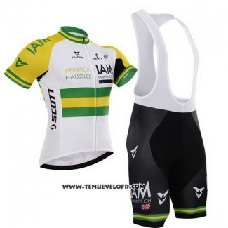 2015 Maillot Ciclismo IAM Champion L'autriche Manches Courtes et Cuissard