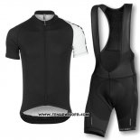 2016 Maillot Ciclismo Assos Noir Manches Courtes et Cuissard