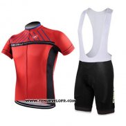 2016 Maillot Ciclismo Castelli Noir et Rouge Manches Courtes et Cuissard