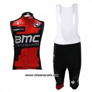 2017 Gilet Coupe-vent BMC Rouge et Noir