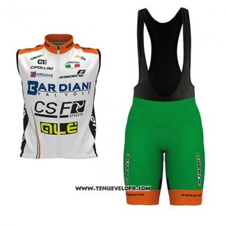 2017 Gilet Coupe-vent CSF Blanc et Orange