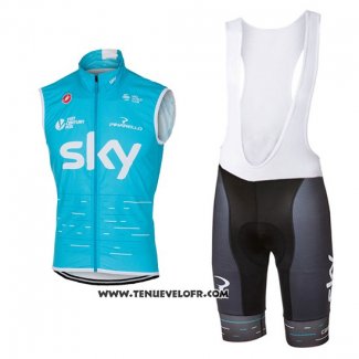 2017 Gilet Coupe-vent Sky Azur