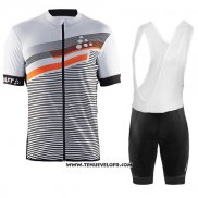 2017 Maillot Ciclismo Craft Gris Manches Courtes et Cuissard