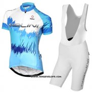 2017 Maillot Ciclismo Femme Nalini Sfiziosa Celsete Manches Courtes et Cuissard