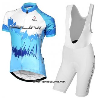 2017 Maillot Ciclismo Femme Nalini Sfiziosa Celsete Manches Courtes et Cuissard