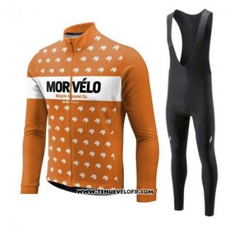 2018 Maillot Ciclismo Morvelo Orange Manches Courtes et Cuissard