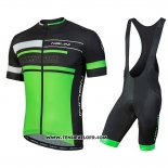 2018 Maillot Ciclismo Nalini Fatica Vert Manches Courtes et Cuissard