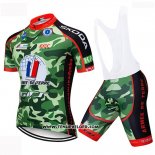 2019 Maillot Ciclismo Armee DE Terre Camouflage Manches Courtes et Cuissard