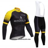 2019 Maillot Ciclismo Mitchelton GreenEDGE Manches Longues et Cuissard