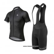 2020 Maillot Ciclismo Merida Noir Manches Courtes et Cuissard