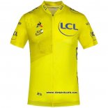 2020 Maillot Ciclismo Tour DE France Jaune Manches Courtes et Cuissard(2)