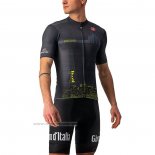 2021 Maillot Cyclisme Giro D'italia Noir Manches Courtes et Cuissard