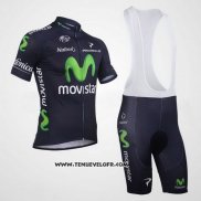 2013 Maillot Ciclismo Movistar Noir Manches Courtes et Cuissard