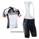 2013 Maillot Ciclismo Raleigh Blanc et Noir Manches Courtes et Cuissard