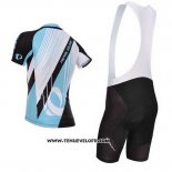 2014 Maillot Ciclismo Pearl Izumi Noir et Azur Manches Courtes et Cuissard