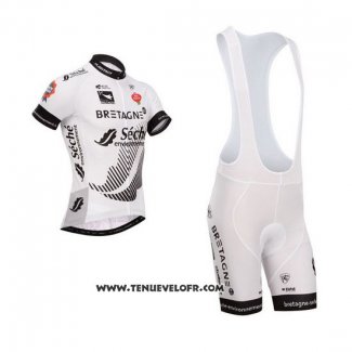 2015 Maillot Ciclismo Seche Noir et Blanc Manches Courtes et Cuissard