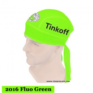 2015 Saxo Bank Tinkoff Foulard Ciclismo Vert