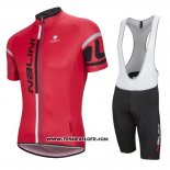 2016 Maillot Ciclismo Nalini Rouge Manches Courtes et Cuissard