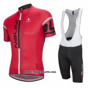 2016 Maillot Ciclismo Nalini Rouge Manches Courtes et Cuissard