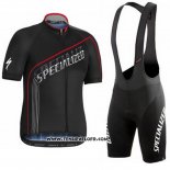 2016 Maillot Ciclismo Specialized Lumiere Noir Manches Courtes et Cuissard