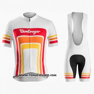 2016 Maillot Ciclismo Trek Bontrager Rouge et Blanc Manches Courtes et Cuissard