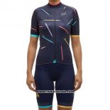 2017 Maillot Ciclismo Femme MAAP X Ella Noir Manches Courtes et Cuissard