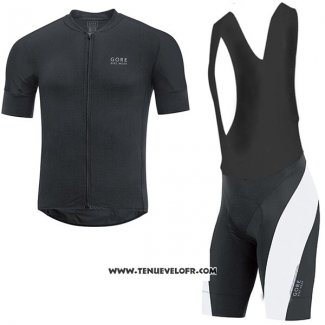 2017 Maillot Ciclismo Gore Bike Wear Power Oxygen-cc Noir Manches Courtes et Cuissard