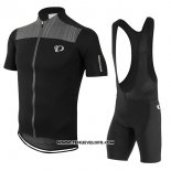 2017 Maillot Ciclismo Pearl Izumi Noir et Gris Manches Courtes et Cuissard