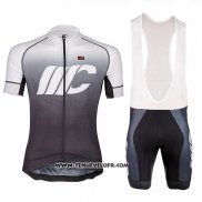 2018 Maillot Ciclismo Cipollini Shading Gris Manches Courtes et Cuissard