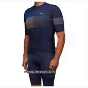 2019 Maillot Ciclismo MAAP Aether Fonce Bleu Manches Courtes et Cuissard