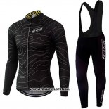2019 Maillot Ciclismo Phtxolue Noir Manches Longues et Cuissard