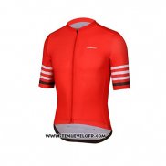 2019 Maillot Ciclismo Spexcel Rouge Manches Courtes et Cuissard