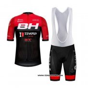 2020 Maillot Ciclismo BH Templo Cafes UCC Noir Rouge Manches Courtes et Cuissard