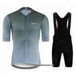 2020 Maillot Ciclismo Le Col Gris Manches Courtes et Cuissard