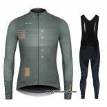 2020 Maillot Ciclismo NDLSS Gris Manches Longues et Cuissard
