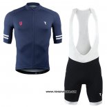 2020 Maillot Ciclismo Ryzon Bleu Manches Courtes et Cuissard