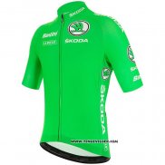 2020 Maillot Cyclisme Vuelta Espana Vert Manches Courtes et Cuissard