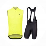 2021 Gilet Coupe-vent Pearl Izumi Jaune Manches Courtes et Cuissard