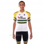 2021 Maillot Cyclisme Bike Exchange Champion Australie Manches Courtes et Cuissard