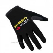 2023 Jumbo Visma Gants Doigts Longs Cyclisme Noir