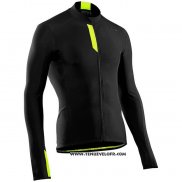 Maillot Ciclismo Northwave Noir Jaune Manches Longues et Cuissard