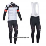 2013 Maillot Ciclismo Nalini Blanc Manches Longues et Cuissard