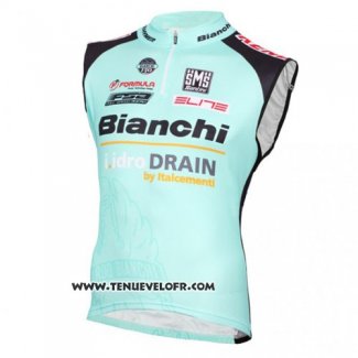 2016 Gilet Coupe-vent Bianchi Bleu et Noir