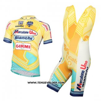 2016 Maillot Ciclismo Mercatone Uno Jaune Manches Courtes et Cuissard