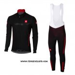 2017 Maillot Ciclismo Castelli Noir Manches Longues et Cuissard